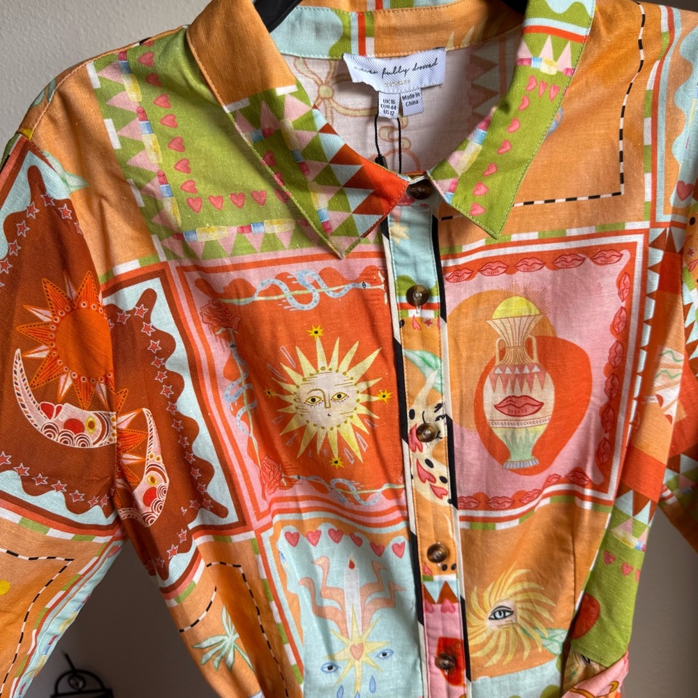 NWT NEVER FULLY DRESSED Lauren Shirt Dress Sz 12 - Picture 11 of 14